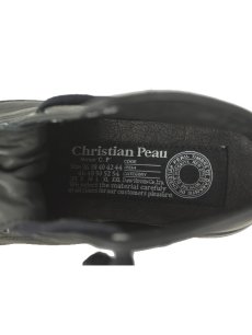 画像5: 送料無料【Christian Peau - クリスチャンポー】High Top Sneaker / Cow Leather / Black(スニーカー/ブラック) (5)