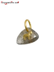 画像1: 【Stones Stone Zoo - ストーンズ ストーン ズー】"HORSE" PENDANT / Labradorite (ペンダント/ラブラドライト) (1)