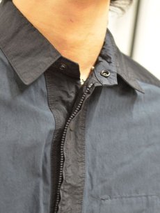 画像4: 50%OFF【NEMEN - ネーメン】Woven Tailored Fit Classic Sipped Shirt MF / Black (シャツ/ブラック) (4)