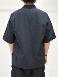 画像3: 60%OFF【NEMEN - ネーメン】Woven S/S Cargo Kimono MF / Black (シャツ/ブラック) (3)