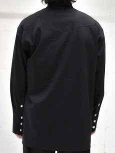 画像3: 50%OFF【NOMAD BY UNION - ノマド バイ ユニオン】Snap Western Shirt / Black(シャツ/ブラック) (3)