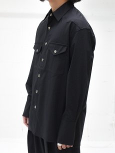 画像2: 50%OFF【NOMAD BY UNION - ノマド バイ ユニオン】Snap Western Shirt / Black(シャツ/ブラック) (2)