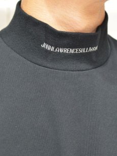 画像4: 【JOHN LAWRENCE SULLIVAN - ジョン ローレンス サリバン】Logo Jacquard Hi-Neck Top / Black （カットソー/ブラック） (4)