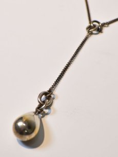 画像4: 送料無料【ANN DEMEULEMEESTER - アン ドゥムルメステール】Silver necklace with drop pendant / Silver (ネックレス/シルバー) (4)