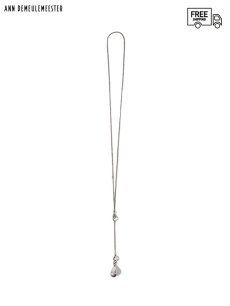 画像1: 送料無料【ANN DEMEULEMEESTER - アン ドゥムルメステール】Silver necklace with drop pendant / Silver (ネックレス/シルバー) (1)