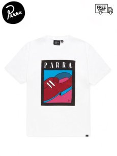 画像1: 送料無料【by Parra - バイ パラ】shoe repair Tee / White (Tシャツ/ホワイト) (1)