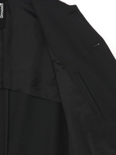 画像6: 【Ground Y  - グラウンドワイ】T/W gabardine Three-quarter sleeve big shirt jacket / Black ( ジャケット/ブラック)  (6)