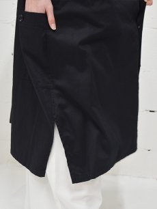 画像7: 送料無料【Y's - ワイズ】"Y's BORN PRODUCT" COTTON TWILL LONG POCKET DRESS / Black (ドレス/ブラック) (7)