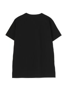 画像3: 30%OFF【Ground Y  - グラウンドワイ】30/cotton Jersey Basic short sleeves Logo / BLACK ( シャツ/ブラック)  (3)