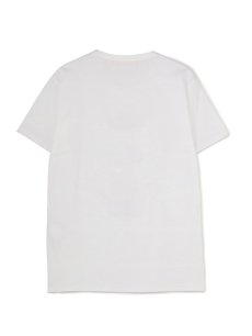 画像2: 送料無料【Ground Y  - グラウンドワイ】30/cotton Jersey Basic short sleeves Logo / WHITE ( シャツ/ホワイト)  (2)