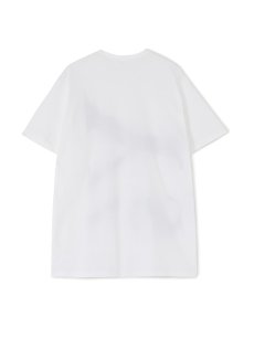 画像2: 送料無料【Y's - ワイズ】PLAIN STITCH Y's PIGMENT PRINT BIG T / WHITE (Tシャツ/ホワイト) (2)
