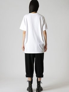 画像4: 送料無料【Y's - ワイズ】PLAIN STITCH Y's PIGMENT PRINT BIG T / WHITE (Tシャツ/ホワイト) (4)