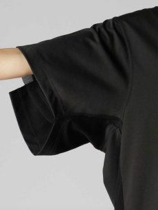 画像5: 送料無料【Y's.... - ワイズビー】POLYESTER STRETCH BACKSIDE LAYERED T SHIRT /  BLACK (Tシャツ/ブラック) (5)