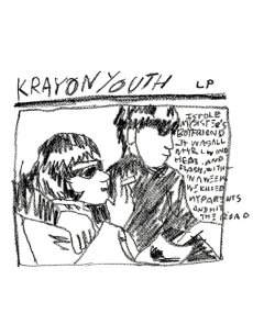 画像2: 送料無料【KRAYON GANG - クレヨンギャング】KRAYON YOUTH" LS Tee / WHITE (ロングスリーブTシャツ/ホワイト) (2)
