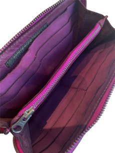 画像2: 送料無料【Christian Peau - クリスチャンポー】B004 Wallet "Crocodile Leather" / Purple(ウォレット/パープル) (2)