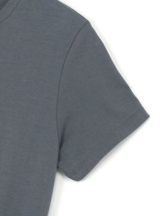 画像4: 送料無料【Ground Y  - グラウンドワイ】30/Cotton Jersey Square Design T-Dress / Blue Grey(シャツ/ブルーグレー)  (4)