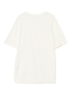 画像2: 送料無料【Ground Y  - グラウンドワイ】30/Cotton Jersey Left Onion T-Shirt / OFF WHITE (シャツ/ オフホワイト)  (2)