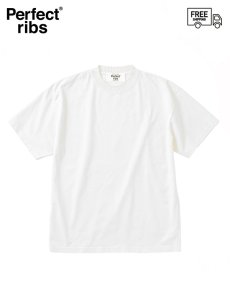 画像1: 送料無料【Perfect ribs® - パーフェクトリブス】Basic Short Sleeve T Shirts / WHITE (Tシャツ/ホワイト) (1)