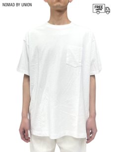 画像1: 送料無料【NOMAD BY UNION - ノバド バイ ユニオン】BASIC POCKET T-SHIRTS / WHITE(Tシャツ/ホワイト) (1)