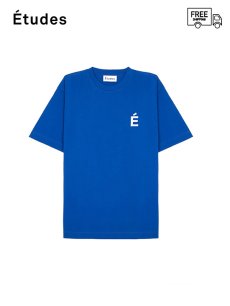 画像1: 送料無料【Études - エチュード】WONDER PATCH BLUE / BLUE ( Tシャツ/ブルー) (1)