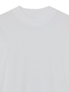画像3: 送料無料【Ground Y  - グラウンドワイ】30/COTTON T-CLOTH HIGH NECK LONG SLEEVE CUT SEW / WHITE(Tシャツ/ホワイト)  (3)