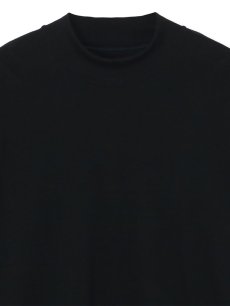 画像4: 送料無料【Ground Y  - グラウンドワイ】30/COTTON T-CLOTH HIGH NECK LONG SLEEVE CUT SEW / BLACK(Tシャツ/ブラック)  (4)