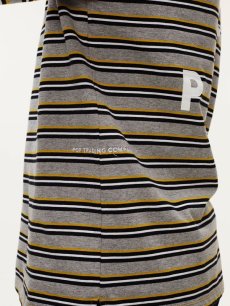 画像5: 送料無料【POP TRADING COMPANY - ポップ　トレーディング　カンパニー】Pop Striped Longsleeve T-Shirt /  Drizzle ( Tシャツ/ドリズル) (5)