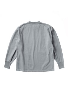画像2: 送料無料【Perfect ribs® - パーフェクトリブス】Side Slit  Long Sleeve T Shirts / Grey (ロングスリーブTEE/グレー) (2)