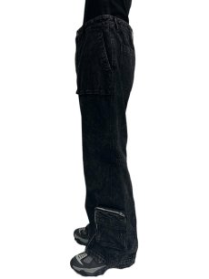 画像4: 送料無料【Juun.J -  ジュン ジー】Pocket Detailed Denim Pants / BLACK (パンツ/ブラック) (4)