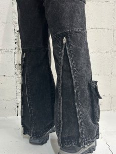 画像7: 送料無料【Juun.J -  ジュン ジー】Pocket Detailed Denim Pants / BLACK (パンツ/ブラック) (7)