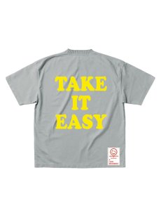 画像2: 送料無料【Perfect ribs® × ALM -パーフェクトリブス × ア ラブ ムーブメント】"TAKE IT EASY" Basic Short Sleeve T Shirt / Gray(Tシャツ/グレー) (2)