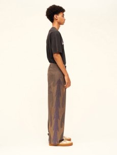画像4: 40%OFF【BLUE MARBLE - ブルーマーブル 】Rhinestoned pinstripe baggy pants / Pin stripe  (パンツ/ピンストライプ) (4)