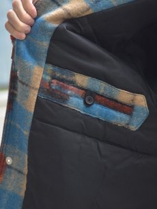 画像11: 40%OFF【BLUE MARBLE - ブルーマーブル 】Studded tartan wool parka / Multi (ウールジャケット/マルチ) (11)