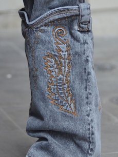 画像5: 送料無料【Y/PROJECT - ワイプロジェクト】Evergreen Mini Cowboy Cuff Jeans  / Evergreen Vintage BLACK（パンツ/ブラック） (5)