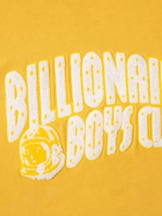 画像2: 送料無料【Billionaire Boys Club-ビリオネアボーイズクラブ 】CHENILLE LOGO COTTON HOODIE / YELLOW(パーカー/イエロー) (2)