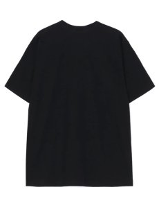 画像3: 送料無料【Yohji Yamamoto POUR HOMME - ヨウジヤマモト プールオム】30/- COMBED SINGLE J PIGMENT PT PT SHORT SLEEVE/ BLACK(Tシャツ/ブラック) (3)