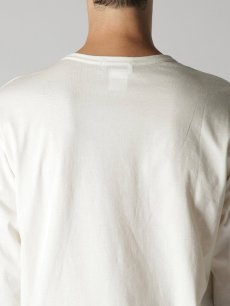 画像7: 送料無料【Yohji Yamamoto POUR HOMME - ヨウジヤマモト プールオム】30/- COMBED SINGLE JERSEY PT LONG SLEEVE/ WHITE(Tシャツ/ホワイト) (7)