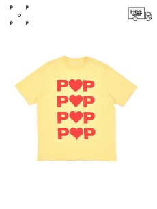 画像1: 送料無料【POP TRADING COMPANY - ポップ トレーディング カンパニー】HEARTS T-SHIRT / SNAP DRAGON (Tシャツ/) (1)