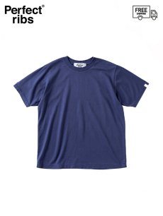 画像1: 送料無料【Perfect ribs® - パーフェクトリブス】Basic Short Sleeve T Shirts / Vintage Navy (Tシャツ/ネイビー) (1)