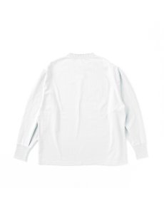 画像2: 送料無料【Perfect ribs® - パーフェクトリブス】Side Slit  Long Sleeve T Shirts / Whire (ロングスリーブTEE/ホワイト) (2)