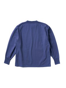 画像2: 送料無料【Perfect ribs® - パーフェクトリブス】Side Slit  Long Sleeve T Shirts / Vintage Navy(ロングスリーブTEE/ネイビー) (2)