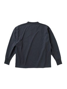 画像2: 送料無料【Perfect ribs® - パーフェクトリブス】Side Slit  Long Sleeve T Shirts / Vintage Black (ロングスリーブTEE/ブラック) (2)
