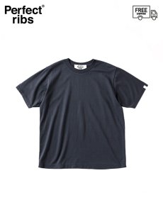 画像1: 送料無料【Perfect ribs® - パーフェクトリブス】Basic Short Sleeve T Shirts / Vintage Black(Tシャツ/ブラック) (1)