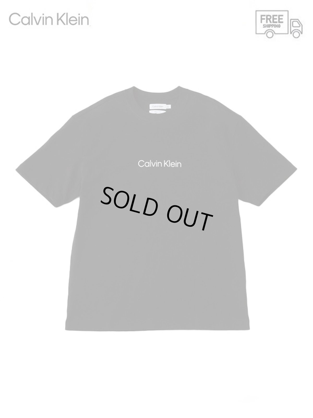 画像1: 送料無料【Calvin Klein - カルバンクライン】SS STANDERD LOGO TEE / BLACK (Tシャツ/ブラック) (1)