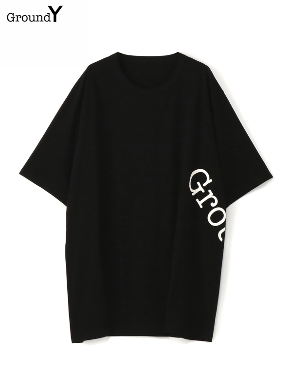 画像1: 【Ground Y  - グラウンドワイ】GY logo  jumbo cut and sew / Black(カットソー/ブラック)  (1)