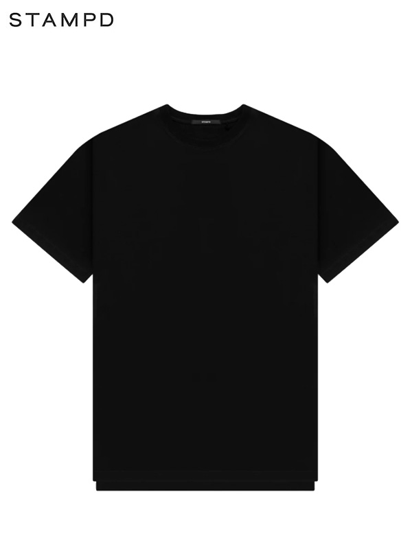 画像1: 【STAMPD - スタンプド】Double Layer Tee / Black (Tシャツ/ブラック) (1)