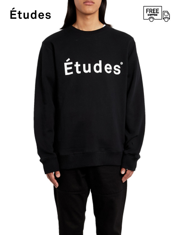 【Études - エチュード】Story Etudes Sweatshirt / Black (スウェット/ブラック)
