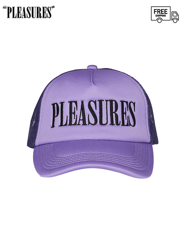 画像1: 20%OFF【PLEASURES - プレジャーズ】LITHIUM TRUCKER CAP / purple ( キャップ/ パープル) (1)