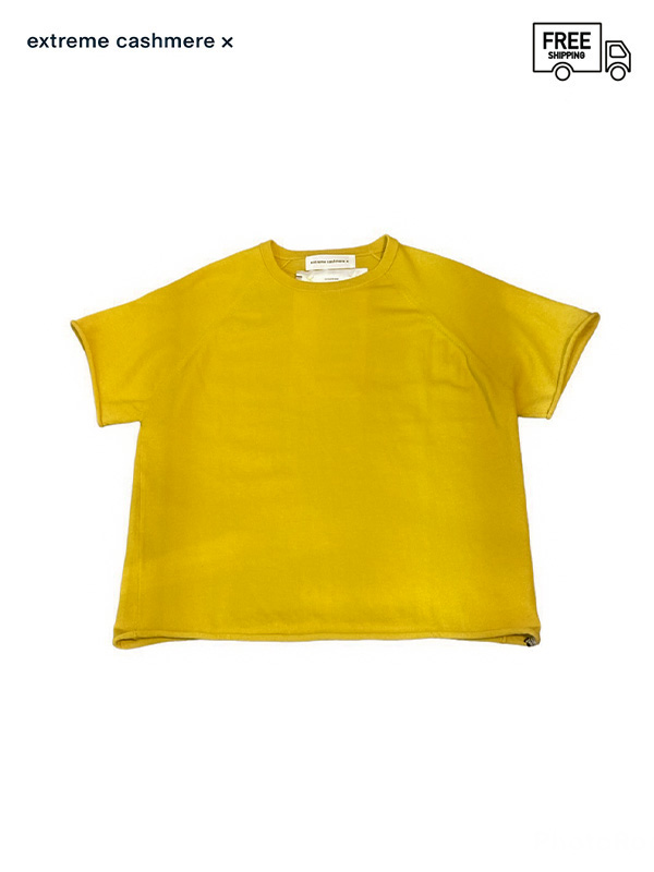画像1: 40%OFF【Extreme cashmere - エクストリームカシミヤ】Todd / sunflower (Tシャツ/サンフラワー) (1)