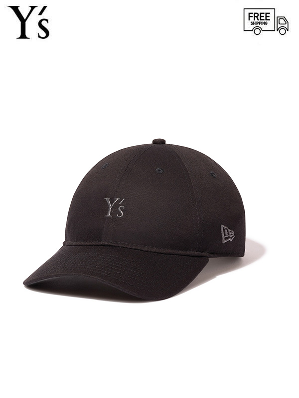 画像1: 送料無料【Y's - ワイズ】[Y's x New Era]9THIRTY Y's LOGO CAP / BLACK (キャップ/ブラック) (1)